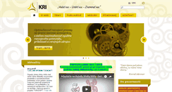 Desktop Screenshot of kri.sk